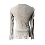 Affliction  Y2K Waffle Knit Long Sleeve Henley Tee Photo 1