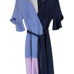 Hutch Anthropologie Colorblock Wrap Dress Photo 0