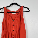 Anthropologie  Maeve Women's Sleeveless‎ Tank Top Orange Sz 6 Photo 2