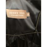 Jenny Yoo  6 Navy Blue Crinkle empire waist one shoulder Knee Length Prom dress Photo 3