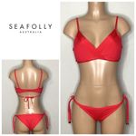 Seafolly New.  red bikini. USA 8. Retails $169 Photo 1