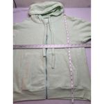 Soft Serve Cloud Cotton Zipper Hooded Jacket in Lime Sherbert. Size S Green Photo 4