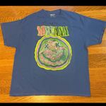 Nirvana NWOT Distressed T-Shirt Dress blue size S/M Photo 5