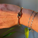 Silver Tone Gemstone Bangle Bracelet Modern Geometric Womens Boho Chic Retro Y2K Photo 0