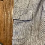 Old Navy linen blend pinstripe cargo pant size small Photo 6