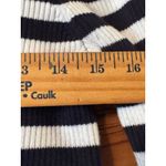 Ralph Lauren Lauren Striped Knit Top with Gold Button Detail - Nautical Chic Photo 3