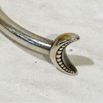 Pandora  STERLING Silver 925 Crescent Moon Stars Bangle Bracelet Jewelry Photo 2