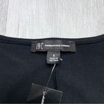 Black Cotton Puff Sleeve Top S Photo 1