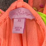 Lilly Pulitzer  Ferra Coverup Dress Womens XS Orange Halter Coastal Resort Beachy Photo 8
