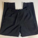 Talbots 100% Italian Wool Black Pants Made in USA Fully Lined Trouser Size 4P Photo 10