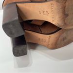Gianni Bini  Womens 10M Brown Leather Harness Heel Boots Equestrian Boho Dressy Photo 8