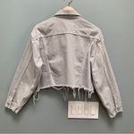 Boyish  Harvey cropped denim jean jacket light grey size Small Photo 7