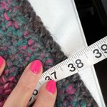 Michael Stars  Knit Infinity Scarf Multicolor Striped Heavyweight Wide Soft Fuzzy Photo 5