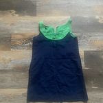 J.Crew  navy and green dress, size 10 Photo 2