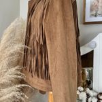 a.n.a . A NEW APPROACH FAUX SUEDE WESTERN JACKET WITH FRINGE SIZE XL FESTIVAL Photo 4