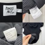 Princess Polly  Black Long Sleeve Cut Out Bodysuit Photo 2