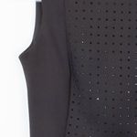 Karl Lagerfeld  Black Embellished Sleeveless Midi Sheath Dress‎ Size 4 Photo 2