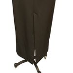 Elodie High Waisted Front Slit Long Casual Pencil Maxi Skirt Black Size Large Photo 2