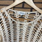 Super Down Ivory Miranda Crochet Mini Dress Size Medium Photo 4