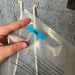 Athleta Woman Size 10 Blue Cabo 100% Linen Jogger Pants Photo 3