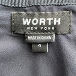 Worth New York Black Skirt with Side Slit Zippers Size 4 Photo 5