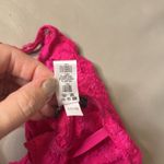Cosabella  Lace Hot Pink Bralette Size Large Photo 4