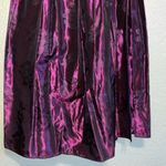 Laura Ashley Vintage 80s Strapless Velvet Purple Ball Gown Photo 5