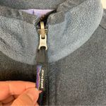 Patagonia women's small synchilla fleece zip up jacket flaw blue gorp hiking Photo 3