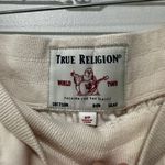 True Religion cream velvet joggers Size Small Photo 6