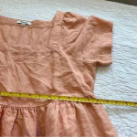 Madewell  Linen-Blend Allie Mini Dress size M Photo 9