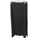 Talbots  Petite Polka Dot Maxi Skirt Black White Pull On Cotton Small Petite Photo 3