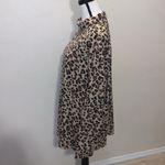 Anthony Richards leopard print long sleeve turtleneck shirt Black Size 3X Photo 2