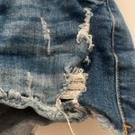 Papaya denim deep blue destroyed distressed shorts cropped size Medium Photo 3