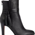 Coach Jessie Black Silky Nappa Leather Boots - Size 9 Photo 0