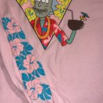 Ripple Junction Rick & Morty adult swim size small long sleeve t-shirt tropical graphic print Photo 6