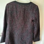 Pendleton  Women's Charcoal and Crimson Tweed Blazer Vintage size 8 0022 Photo 2