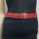 Vintage MILOR 11612 Burgundy Genuine Leather Brass Photo 4