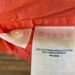 Lands' End  Coral‎ Button Down Top Size 2x Photo 9