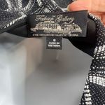 Fashion Gallery Womens Shimmer Geo stretch Bodycon Dress Sz 8 Romantic Glam Chic Black Photo 4