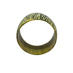 Hand Painted Zebra Stripe Bracelet White One Size Vintage Photo 4