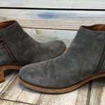 Kork-Ease  Mesa Grey Suede Leather Ankle Boots Women's 7.5 Boho Luxe Quiet Luxury Photo 5