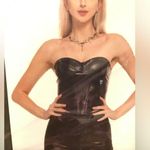 Faux leather woman corset halloween size L/XL Photo 1
