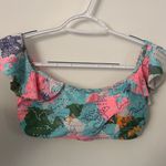 Eidon Colorful Map Print Bikini Top Photo 2