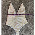 For Love & Lemons Rodin Iridescent Maxi Dress in Blanc Photo 5