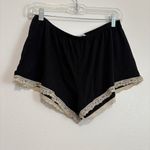 Flora Size Medium Black and Ivory Lace Short Sleep SET Photo 6