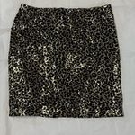 Alberto Makali Black and Gold Sequin Pencil mini Skirt size 10 Photo 0