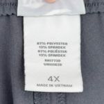 Ava & Viv Womens 4X Black Casual Stretch Pants Elastic Waist Cropped Leg Photo 3