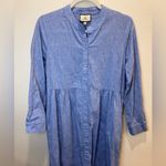 Tuckernuck  NWOT Chambray Linen Lydell Maxi Dress Light Blue Size S Photo 5