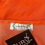Free People  Orange Day to Night Adjustable Slip Dress - Size Medium Photo 5