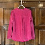 Soft Surroundings  Tunic Size XS  Pink  Magenta V-Neck Blouse Top Shirt Photo 2